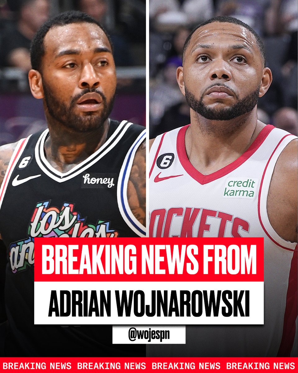espn's tweet photo. Breaking: The Rockets are acquiring John Wall as part of a three-team deal. The Clippers are sending Luke Kennard to the Grizzlies, and the Clippers are getting Eric Gordon, Danny Green and three second-round picks, sources told @wojespn. https://t.co/5AI9wYZahi