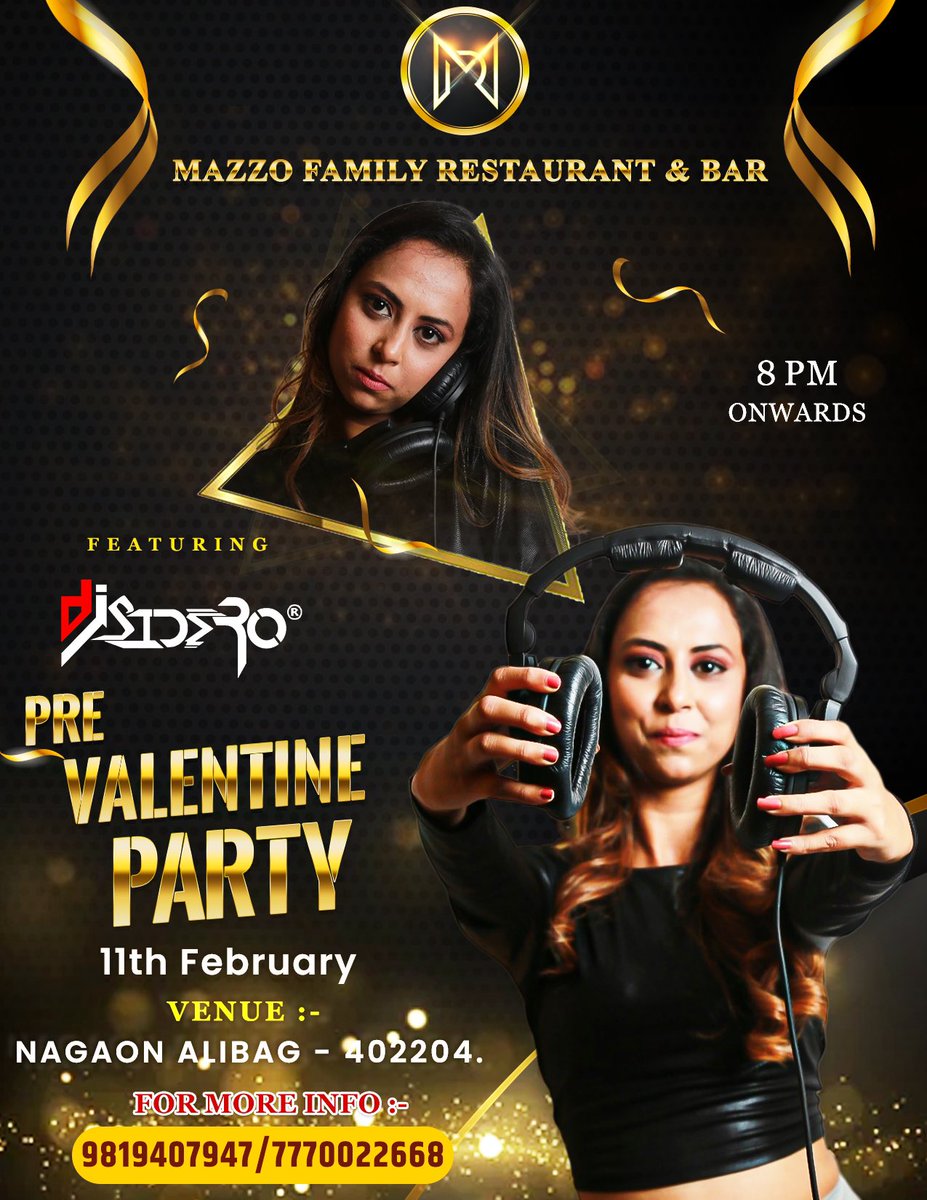djsidero's tweet photo. Excited to be performing at Alibaug for the very first time 🤟🏻

Playing some special set since it’s a pre Valentine Bash 💥

See you guys on 11th only @mazzothelounge 

#workoholic #weekendending #alibaug #alibaugcalling #worklife #djslife #djslifestyle #loveformusic #djsidero https://t.co/q0Ju47vOgW