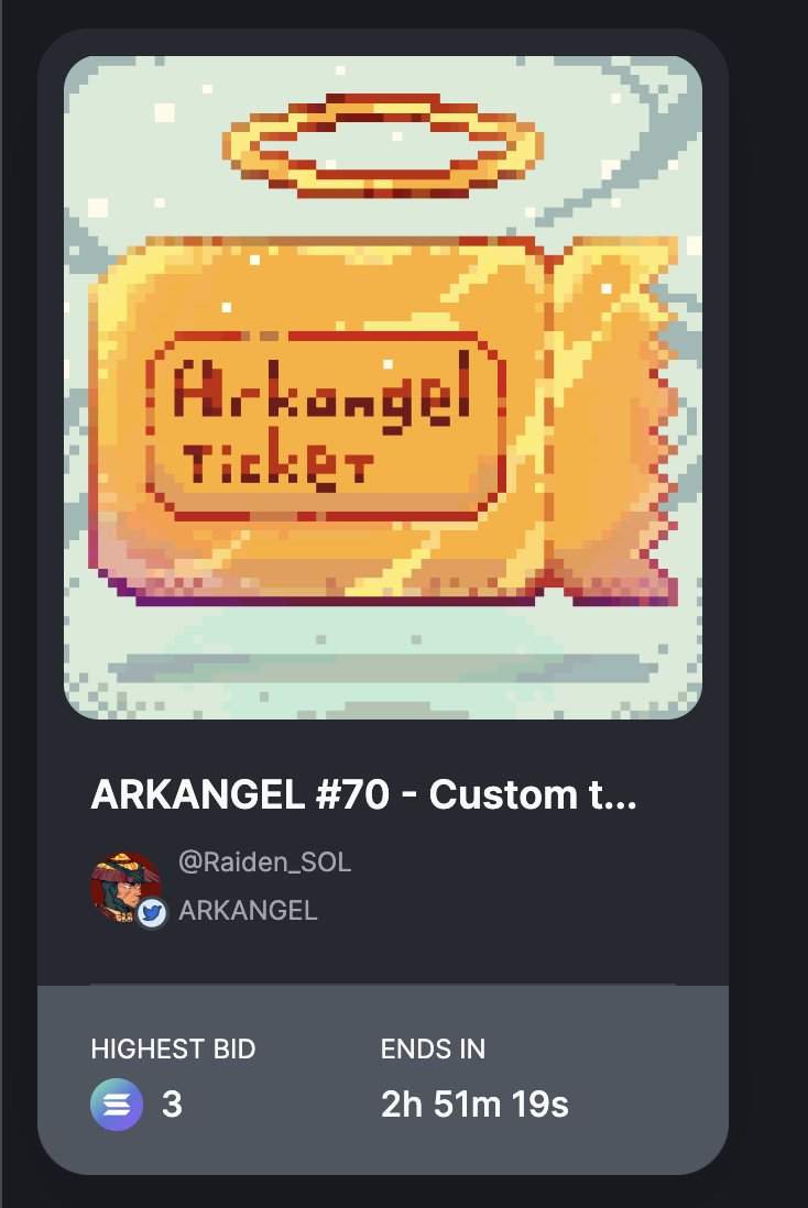 Just passed the 3 hours mark! ⏰

Soon, someone will be the winner of a new, custom Arkangel!

Will you be the one? 🤔