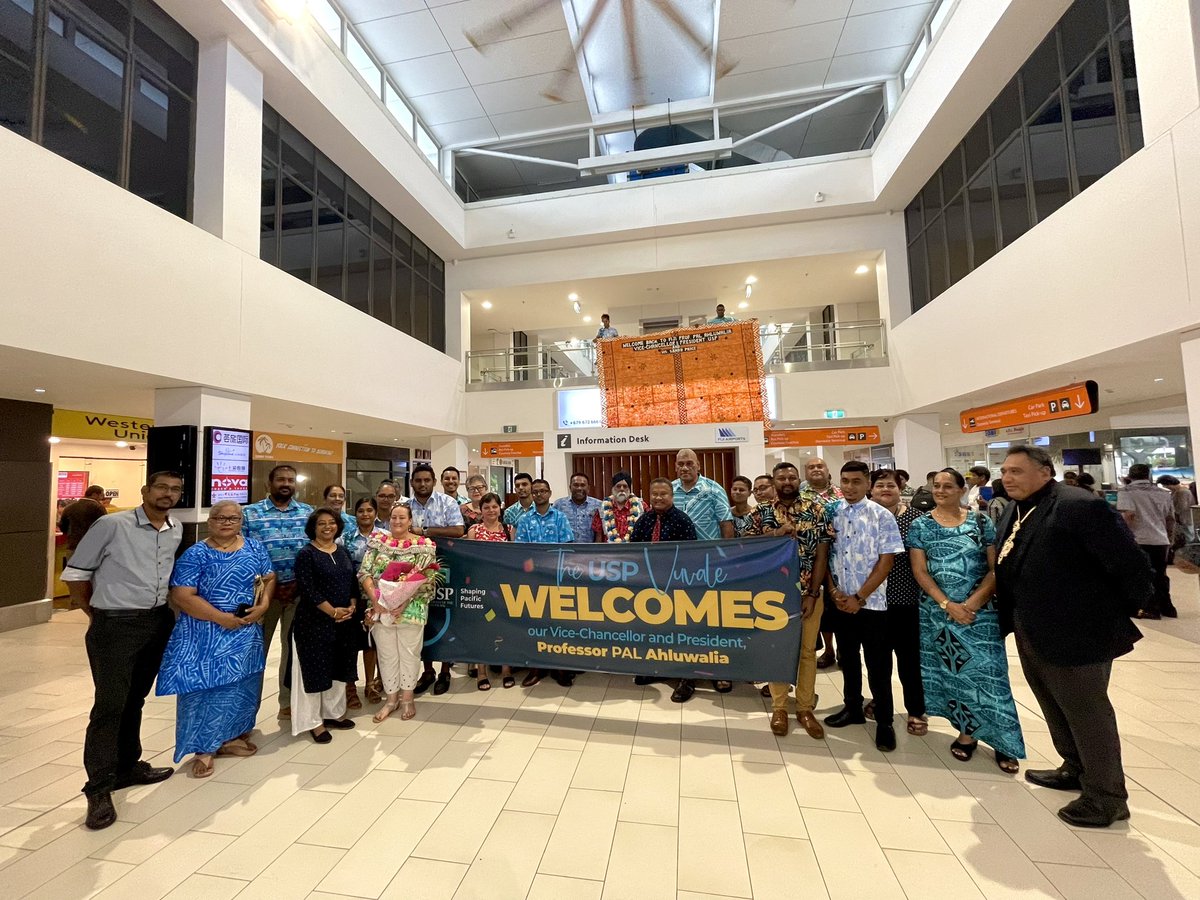 UniSouthPacific's tweet photo. We’re so excited to have our Vice-Chancellor and President Professor Pal Ahluwalia back in Fiji! 😃

Welcome back @pal_vcp 😊

#WelcomeBackVCP #TeamUSP https://t.co/lw30eJ0J0p