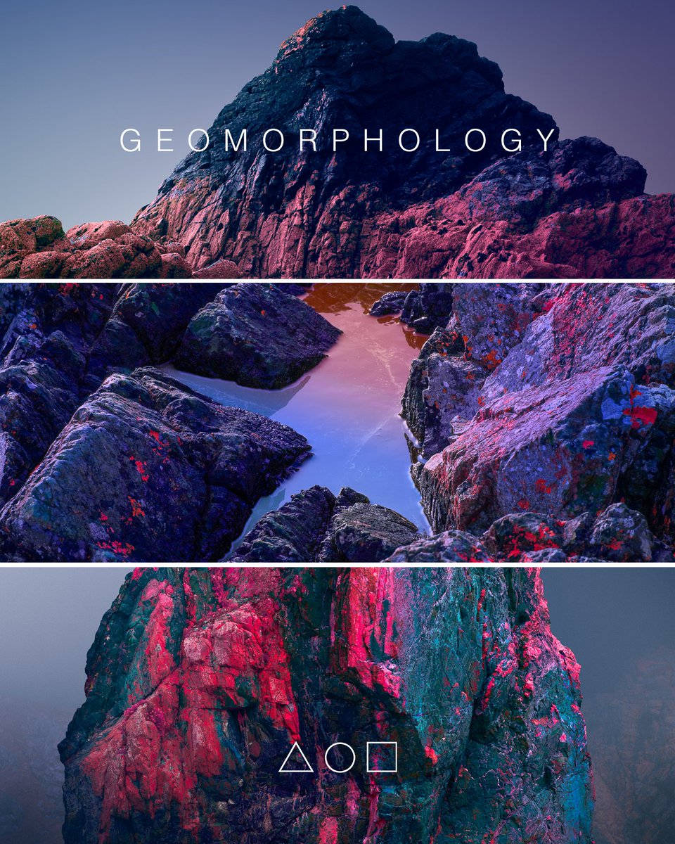 tomleightonart's tweet photo. So excited to drop Geomorphology which is now live on Foundation!! 🏔✨

These are the first three works in my ongoing series!
See below for links and images in full! https://t.co/lff6PKumP7