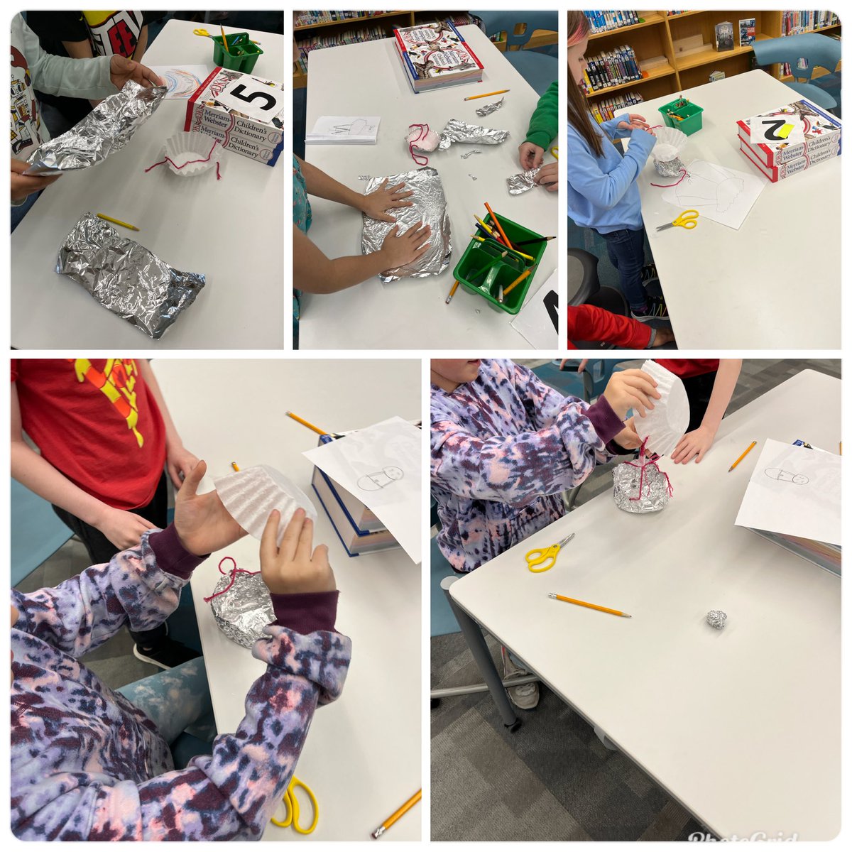 Mgolles_library's tweet photo. 2nd Gators read Counting on Katherine by Helaine Becker then worked as a team to make a parachute fall from the moon! @GESGATOR 💚🧡 https://t.co/EwwVKjRuWM