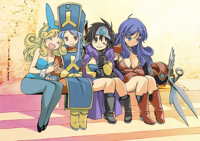 #ドラクエ3祝35周年
今度のリメイクはこういうパーティーで行く。 