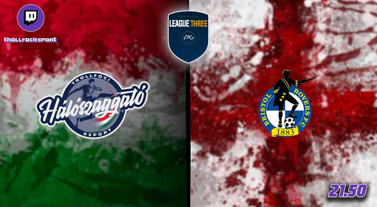 TrollFoci-Hálószaggató eSport (@trollfocie) on Twitter photo Nice program for the evening
🆚 <a href="/BristolRoversCT/">Bristol Rovers CT</a>
⏰21:50
🥇<a href="/VPGEurope/">Virtual Pro Gaming | Europe</a>
🎥twitch.tv/trollfociesport Nice program for the evening
🆚 <a href="/BristolRoversCT/">Bristol Rovers CT</a>
⏰21:50
🥇<a href="/VPGEurope/">Virtual Pro Gaming | Europe</a>
🎥twitch.tv/trollfociesport