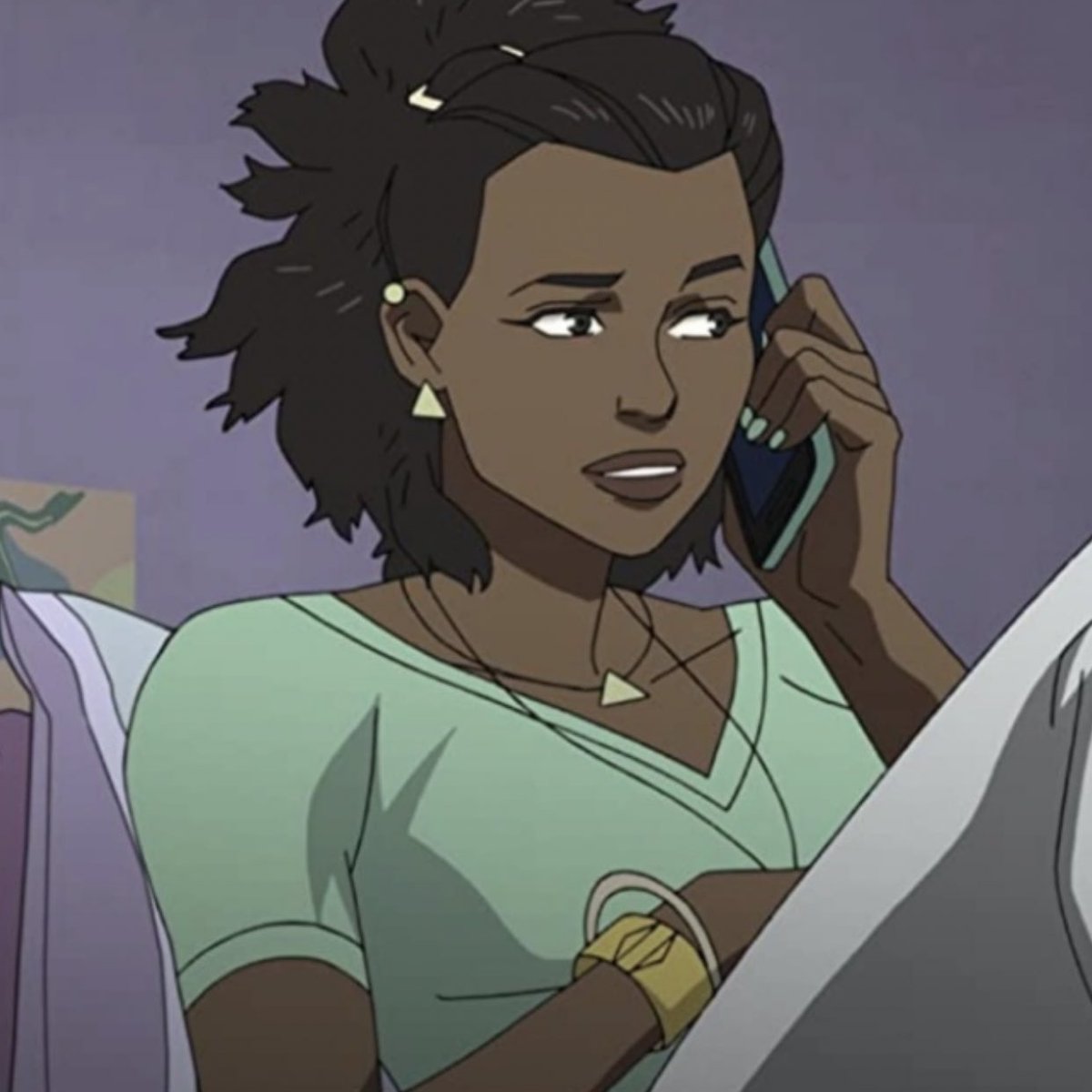 dailypierced's tweet photo. today’s pierced character is Amber Bennett, from Invincible! She has lobe piercings and a helix piercing! 🌷 https://t.co/kCrLLAGrXa