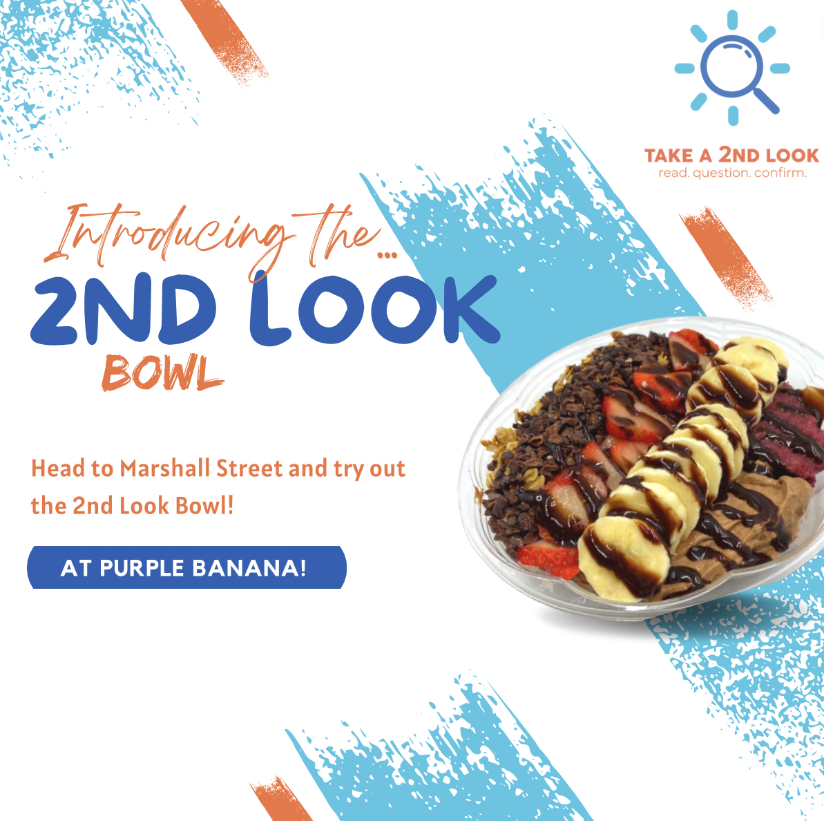 Takea2ndLook_SU's tweet photo. Dig into news and bowls with our 2nd Look Bowl at @PurpleBanana315! Available for purchase starting 2/10/23! https://t.co/Yar4TjVDW1