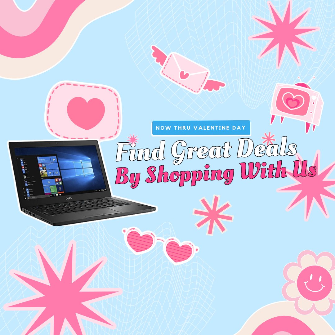 Love is in the air this Valentine's Day – and it starts with you taking the right steps to achieve your goals! Get ahead with a refurbished computer that will help unlock your potential. ow.ly/rqMY50MOAGH