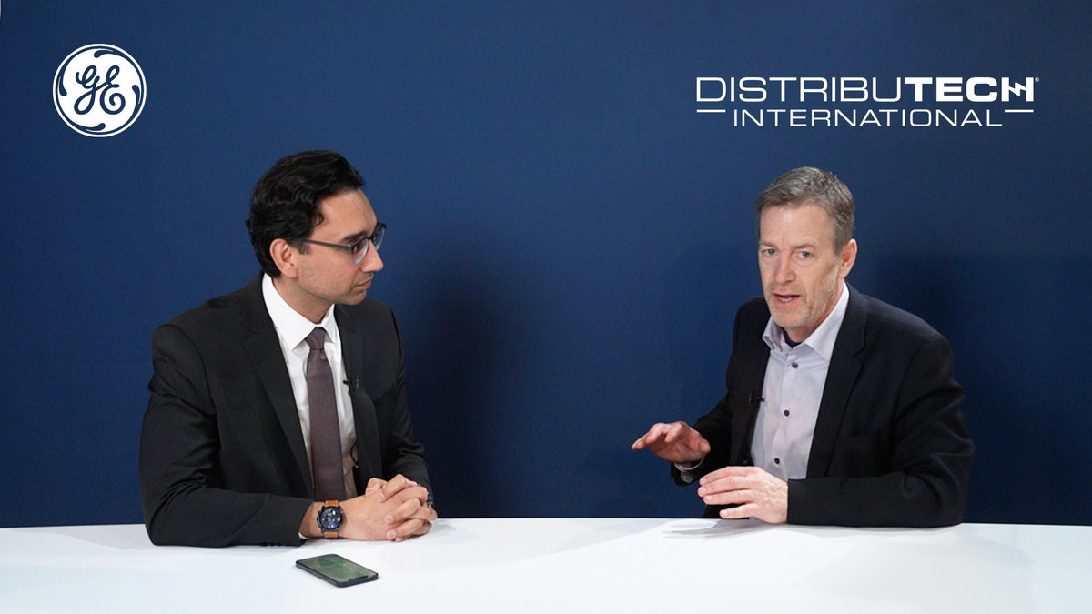 gegridsolutions's tweet photo. #GEGrid at #DTECH2023: GE’s Sal Gill & @LineVisionCo CEO Hudson Gilmer dive into challenges of grid congestion & explore GE’s Dynamic System Rating solution in this exclusive @DISTRIBUTECH fireside chat. Come visit us Booth 3129. https://t.co/GUpjft9znA #gridenhancingtechologies https://t.co/l9Mjl06lJW
