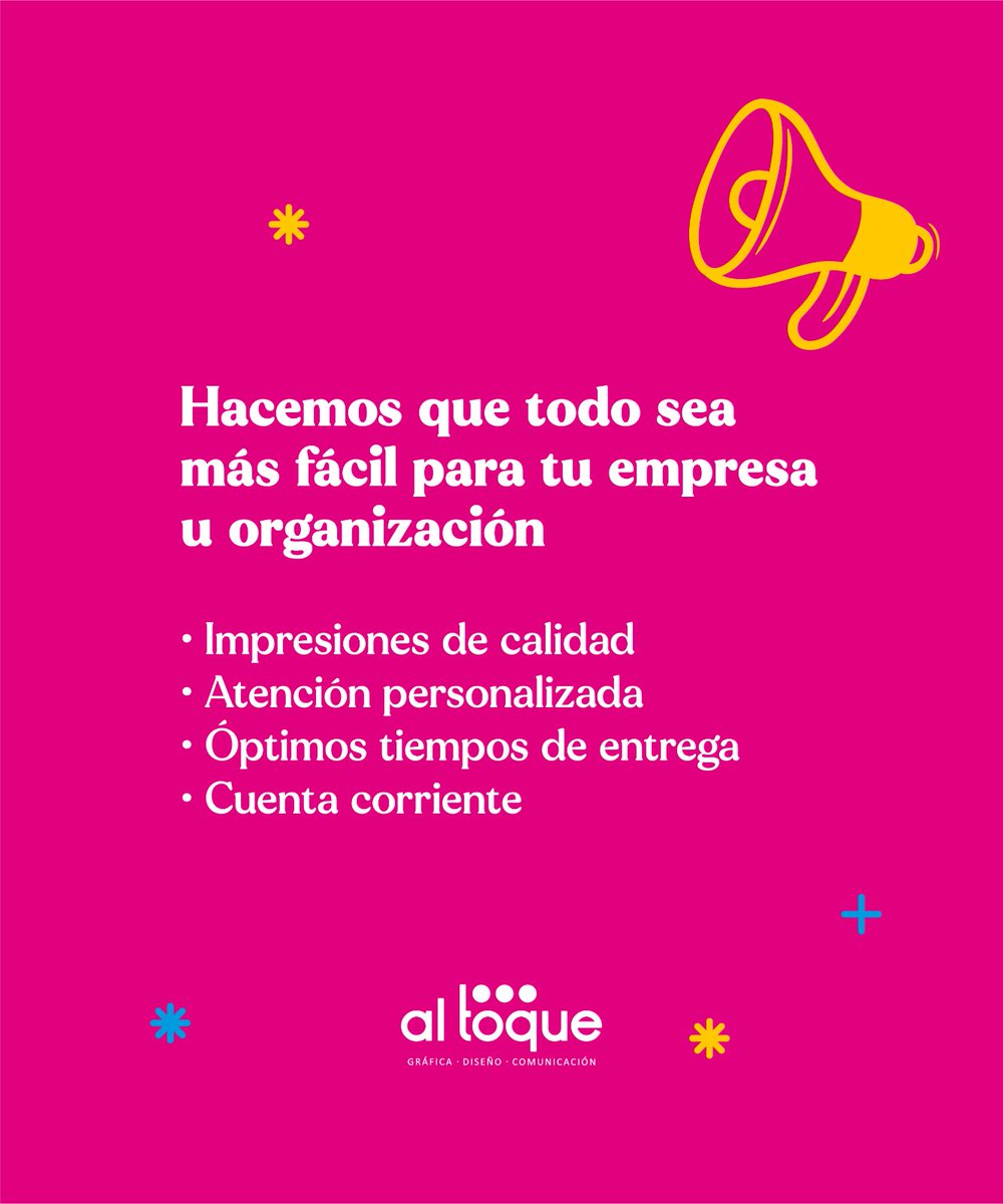 graficaaltoque's tweet photo. En Al Toque Gráfica hacemos que sea todo más fácil para tu empresa u organización 🙌🏻🚀. Si necesitas que te coticemos no dudes en comunicarte con el servicio de Cooperativa Al Toque 👉🏻 https://t.co/xEzjQjstfd https://t.co/rMYQWmIaJR