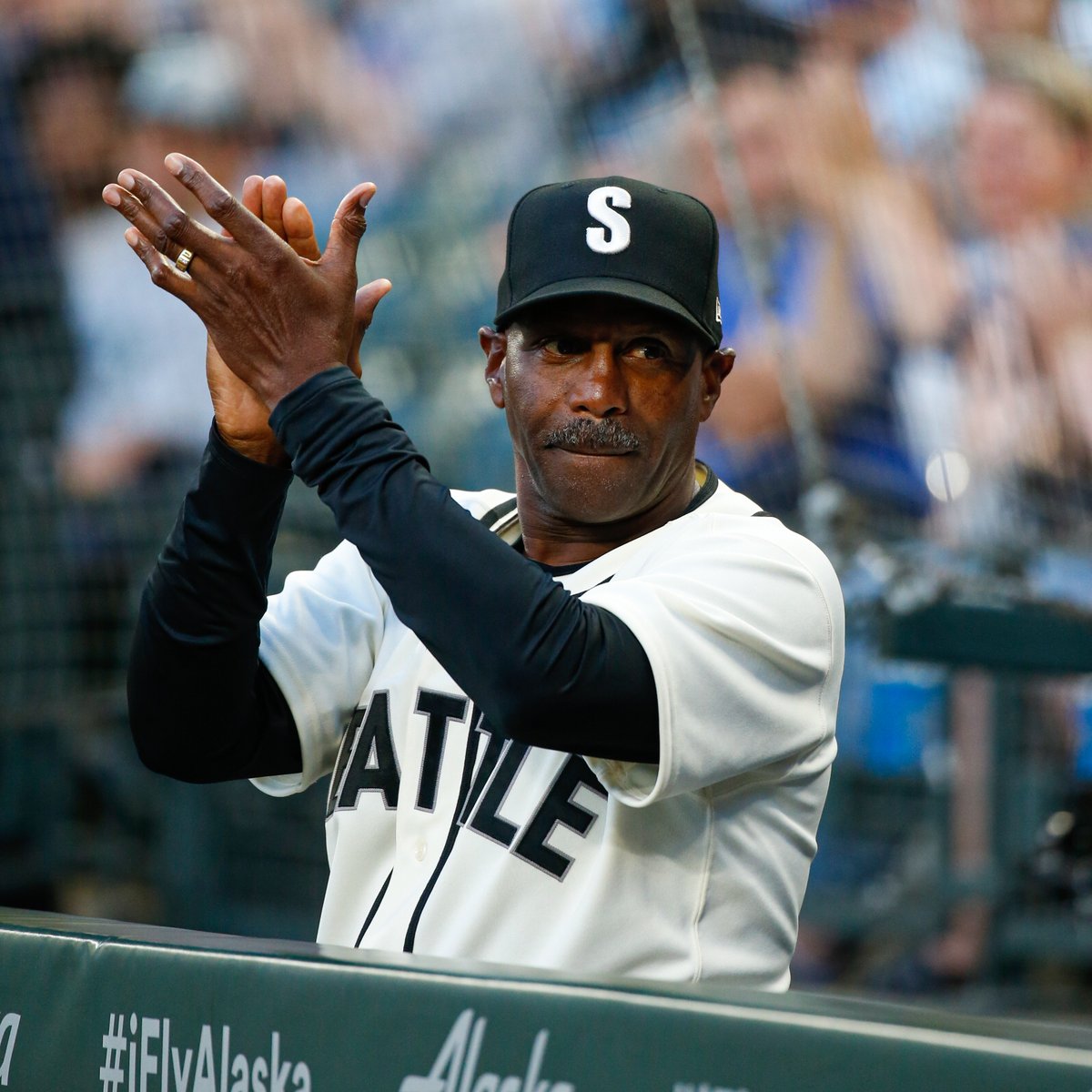 Mariners's tweet photo. There’s a reason his nickname is Mr. Mariner.  

One of the nicest guys in baseball, Alvin Davis continues to be a fantastic ambassador for the game. #BlackHistoryMonth https://t.co/PkRrhlvKrJ