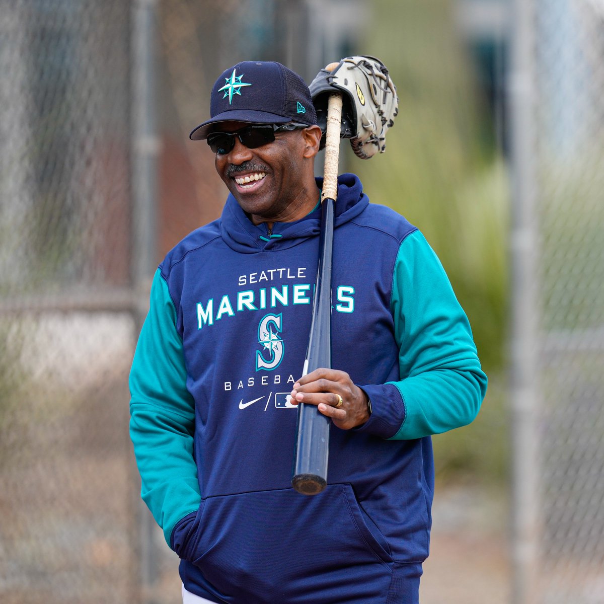 Mariners's tweet photo. There’s a reason his nickname is Mr. Mariner.  

One of the nicest guys in baseball, Alvin Davis continues to be a fantastic ambassador for the game. #BlackHistoryMonth https://t.co/PkRrhlvKrJ