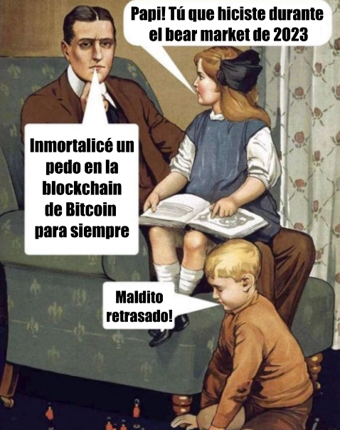 Guerrilla_BTC's tweet photo. Los marketmakers de Ordinals: 
"Vendo 1 satoshi con un pedo líquido por 1 #Bitcoin" https://t.co/G7oscCSTcT