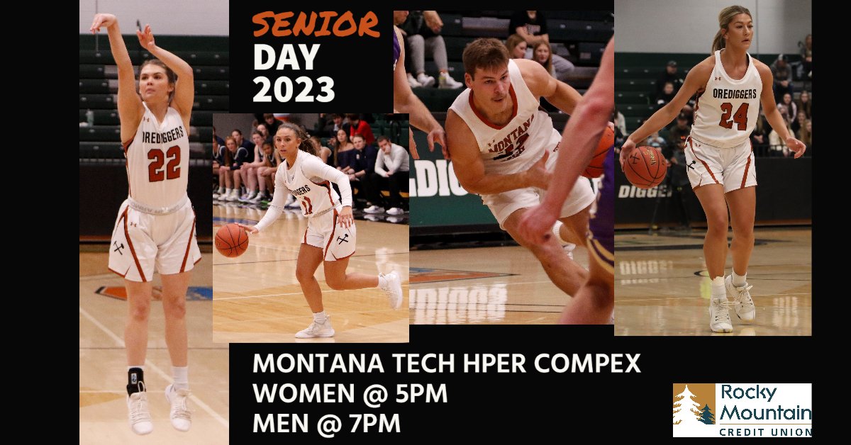 IT'S SENIOR DAY! Join us tonight as we celebrate our seniors at our Frontier Conference home finale against Carroll College! A win by our Oredigger men clinches at least a share of the Frontier Conference Championship!
#RollDiggs
#determineddoers