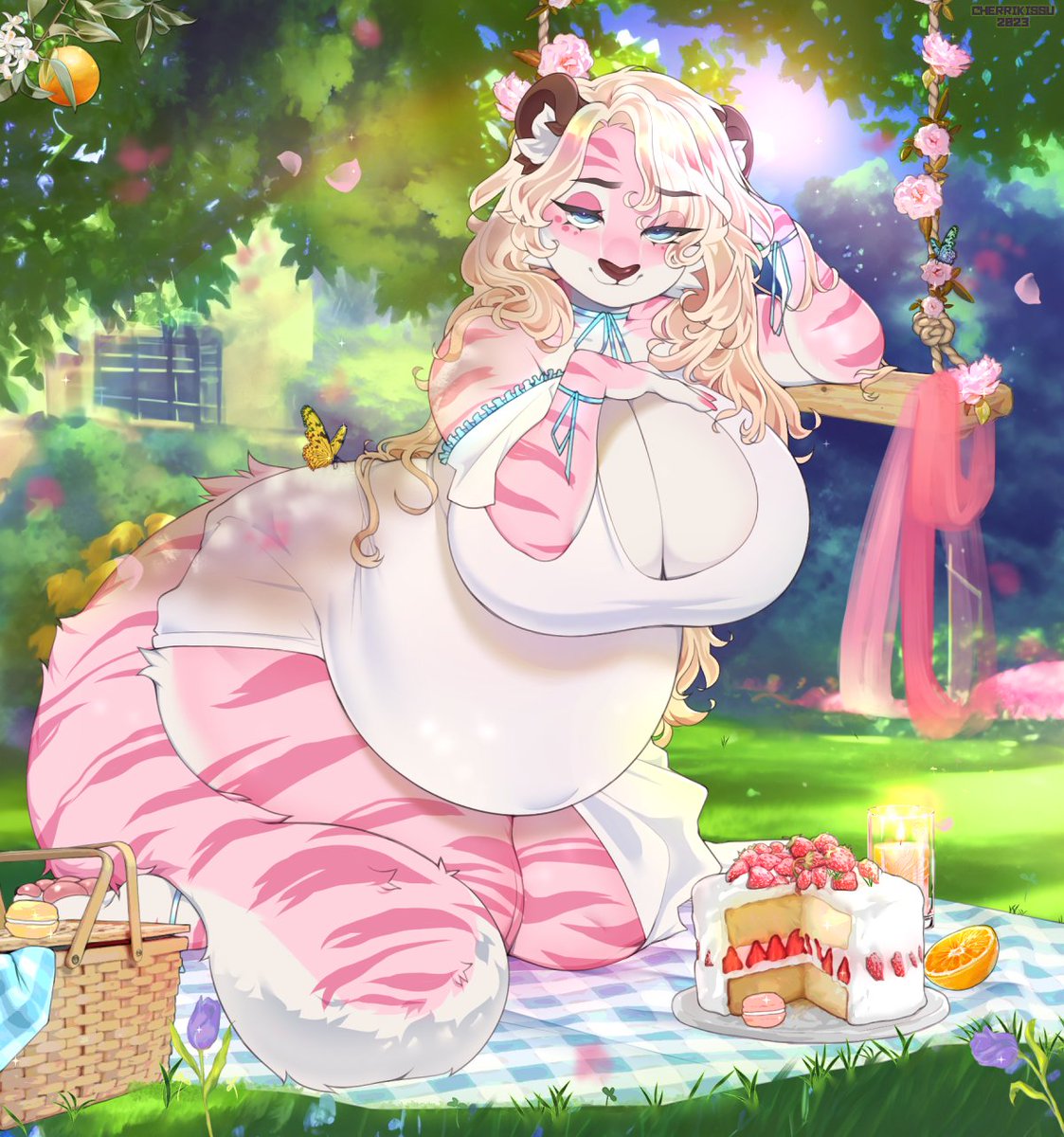 cherrikissu's tweet photo. Valentine's Day Picnic 💘
For @TiggyBloom! Thank you!

https://t.co/cPxGpGOsiz https://t.co/hnbYtTd1xa