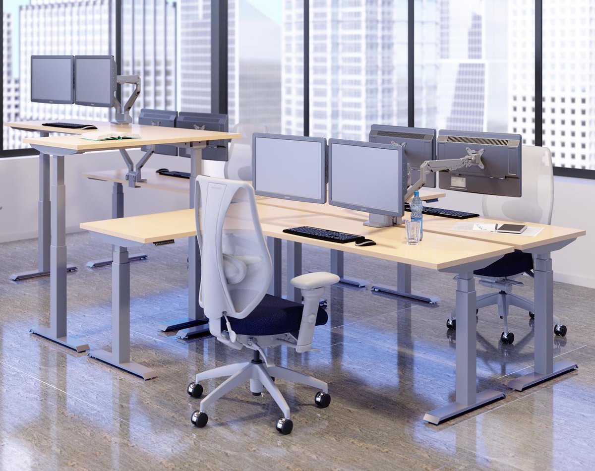 LookerOfficeRD's tweet image. Get inspired by ergonomic office seating and electric height adjustable desks. Visit our showroom and speak with one of our amazing Sales Consultants to transform your office space into a healthy and productive environment. #officeseating #ergonomicchair #officeinspiration