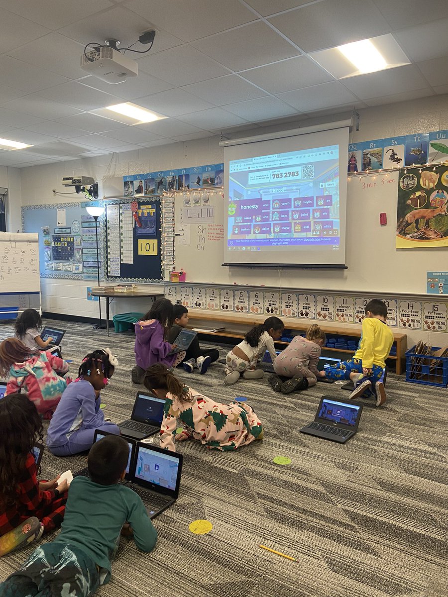 Extra time? Sight Word Kahoot it is! #technology #Kindergarten