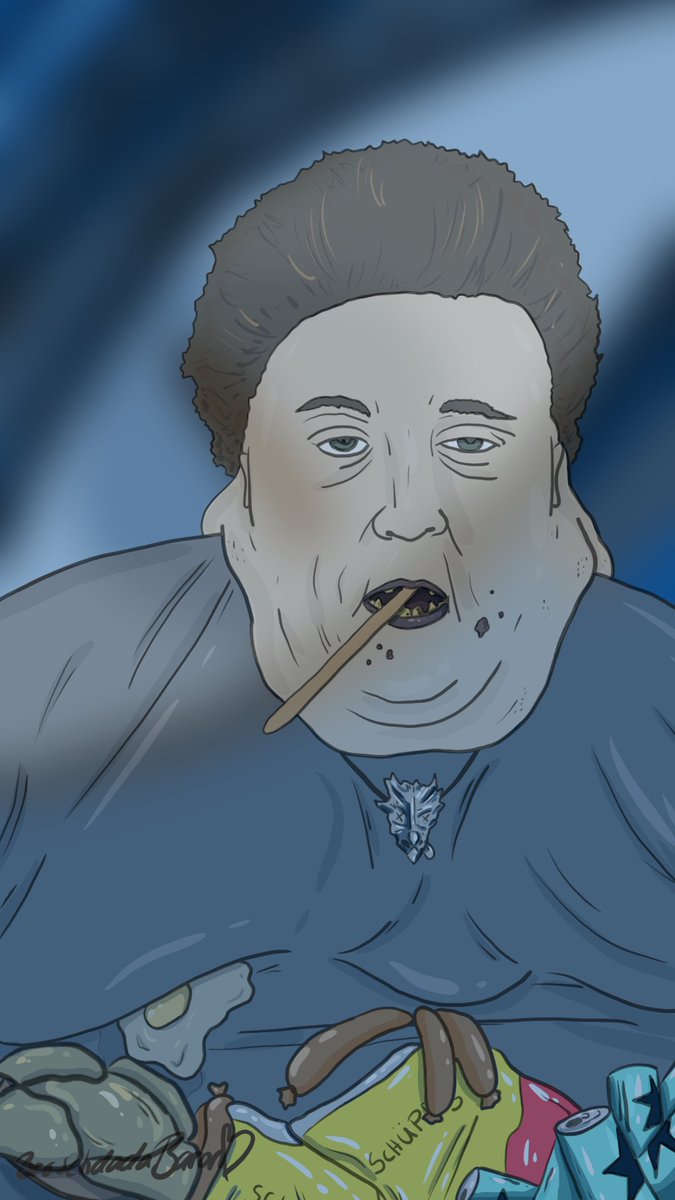 BroschdadaBaron's tweet photo. Hungernder Obdachloser, Berlin... äh Köln, 2023, koloriert #Drachenlord #OgerArt https://t.co/3UzWQsphBq