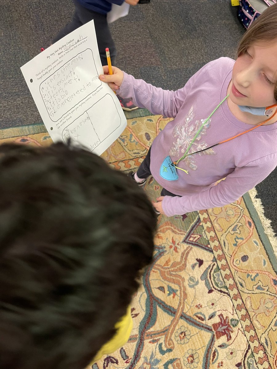 kfyoder1's tweet image. Detectives reporting for duty in 1st grade Target!  Creating our own mystery creatures today and sharing with Target buddies.  @NESTarget @bamaria12 @MrsTLCline @CobbAlp #lovetothinkhere