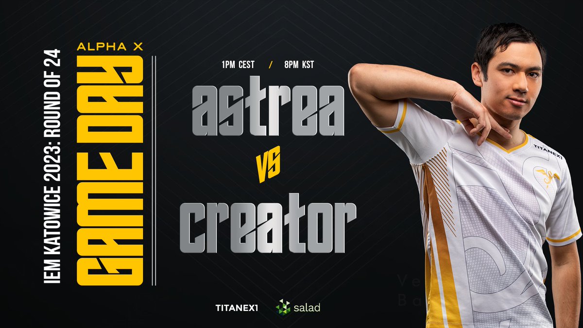 Once again @SCAstrea will fight in the ro.24 against Creator! Support Max in this journey 🙏 Lets do it! twitch.tv/esl_sc2