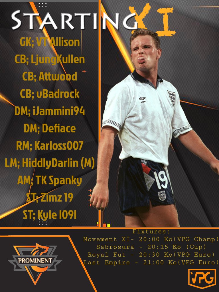 Tonight’s line up is in, a couple of changes made tonight to try and get the Proms back on track

#UpTheProm