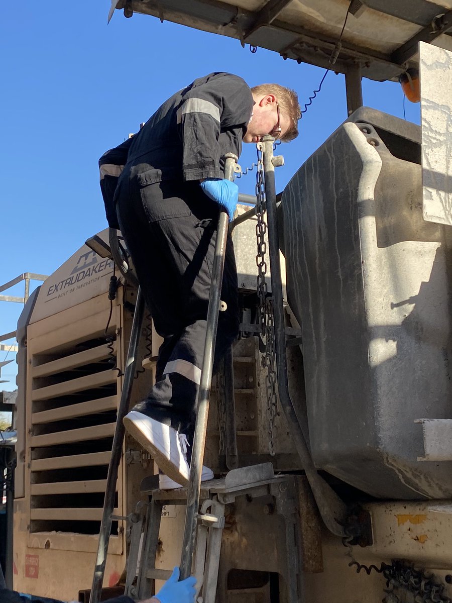 Another fabulous #WorkExperience provided <a href="/Extrudakerb/">Extrudakerb</a> for <a href="/ZakM180/">Zak AKA "The Pylon Man" - Energy Transmission.</a> on Tuesday. CAD ( 3D design) work, servicing parts and checking over one of their huge machines. We had an amazing day, thank you! #AutismAtWork #DisabilityInclusion