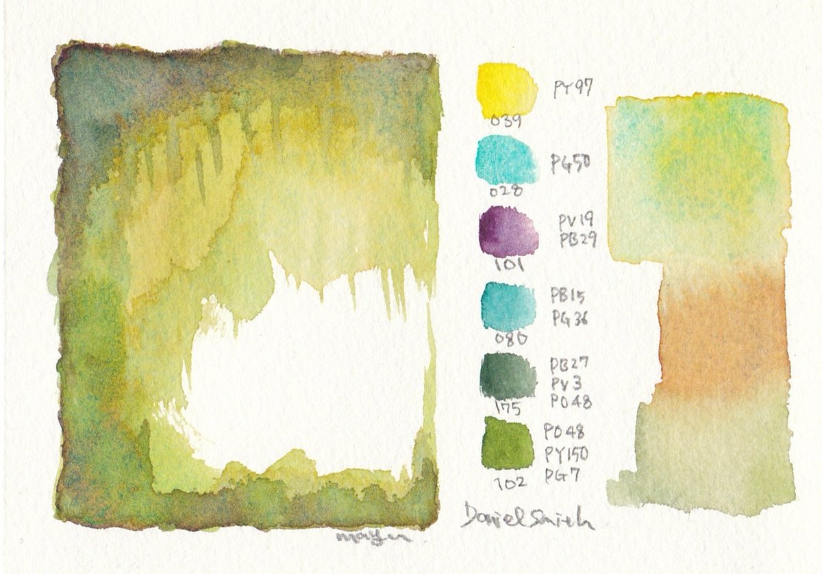 MMPPmayukichi's tweet image. 忘れないで、と森が言った🌳🍃
 #watercolor  #透明水彩 
🎨 #Danielsmith