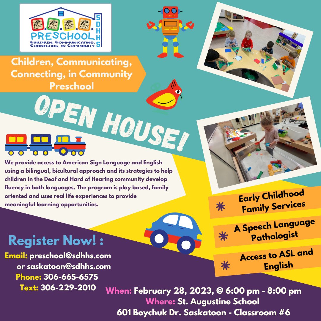 Preschool Open House – Hearing, Speech & Deaf Center