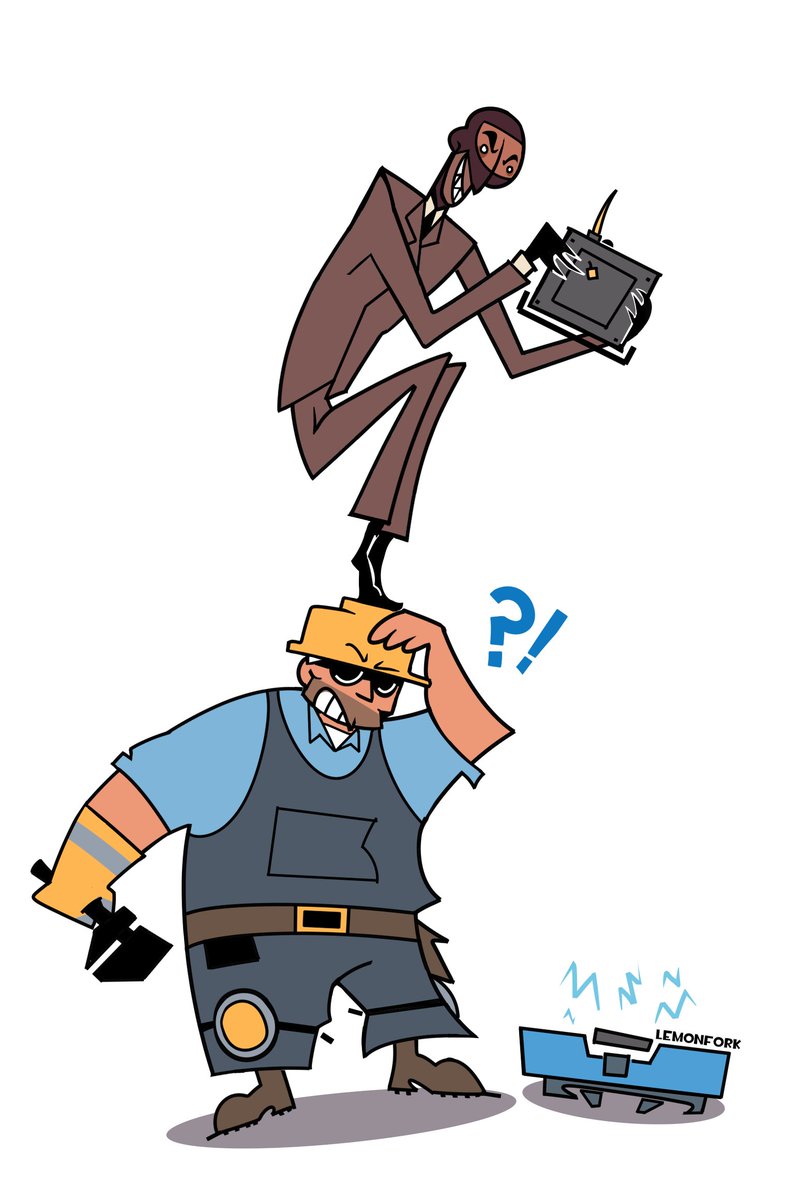 lemonfork's tweet image. the &quot;rare footage of tf2 player learning to look up&quot; video lives rent free in my head
#TeamFortress2