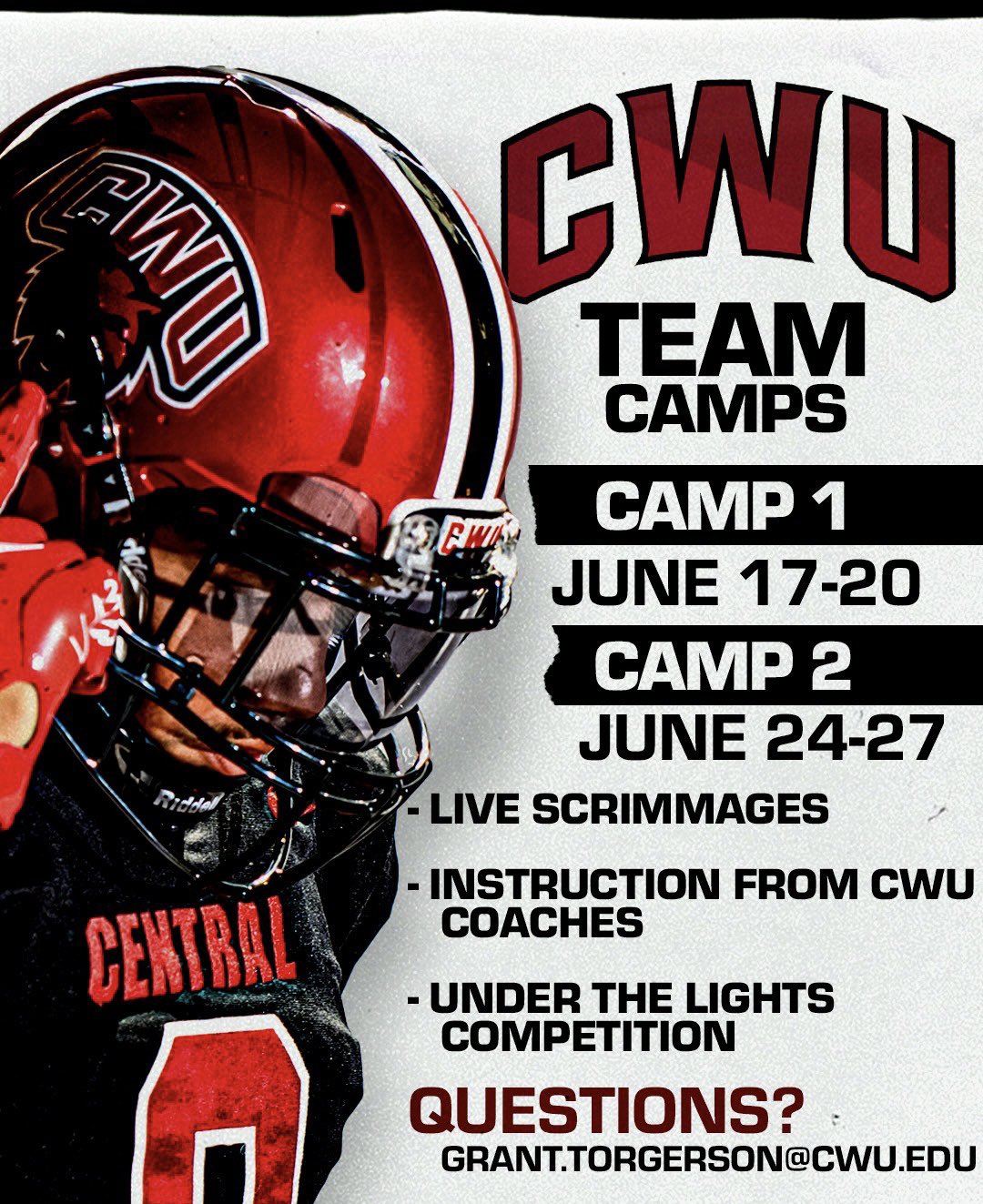 CWU Football on Twitter "🚨High School Football Programs🚨 The dates