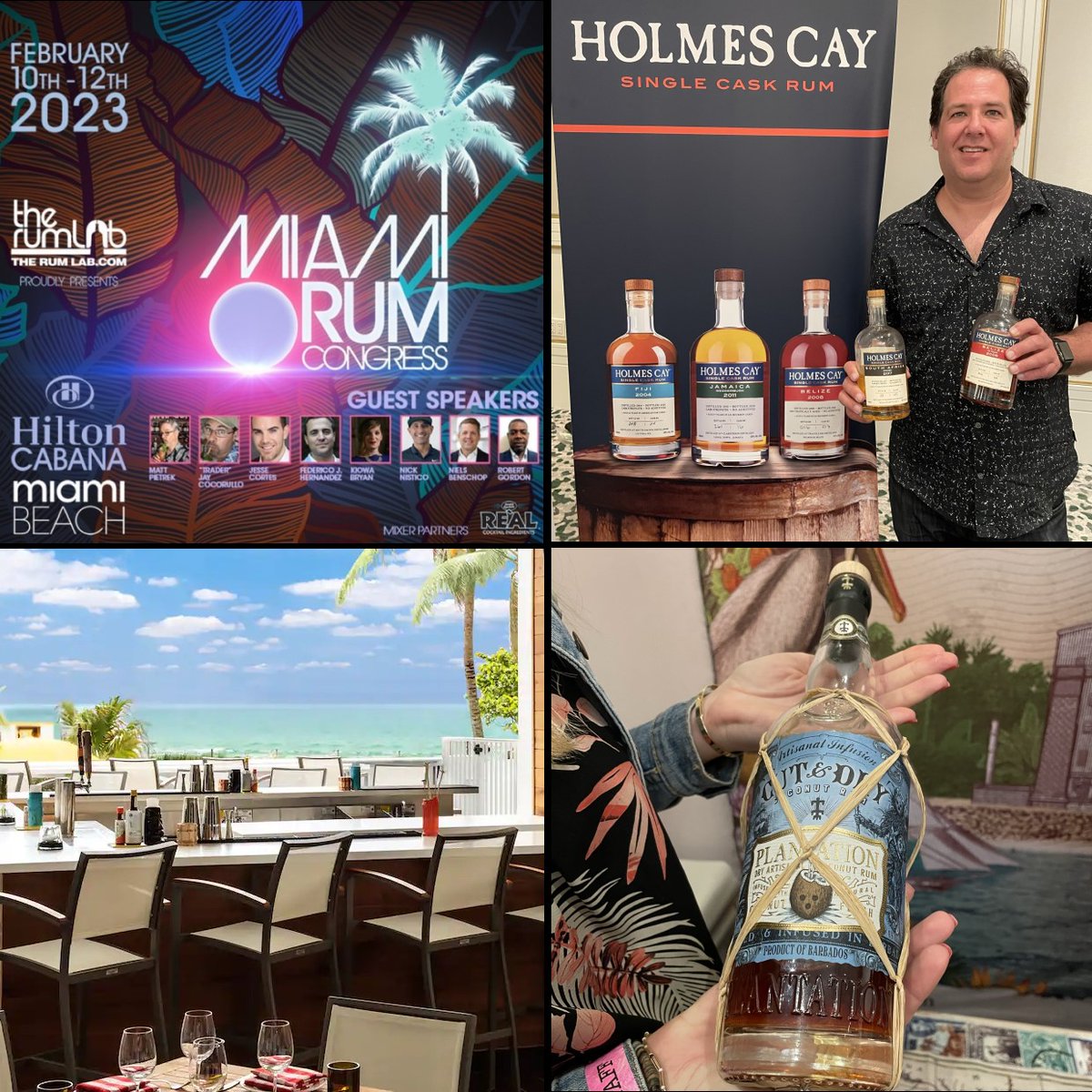 theatomicgrog's tweet photo. Modern rum revolution hits the beach for Miami Rum Congress: The year's first major spirits festival returns to balmy Miami Beach for a fourth time this Friday through Sunday. Check out our full preview: https://t.co/vHtX8WnWL1 #rum #miamirumcongress #miamirum #rumfest https://t.co/b71vcYNDAf