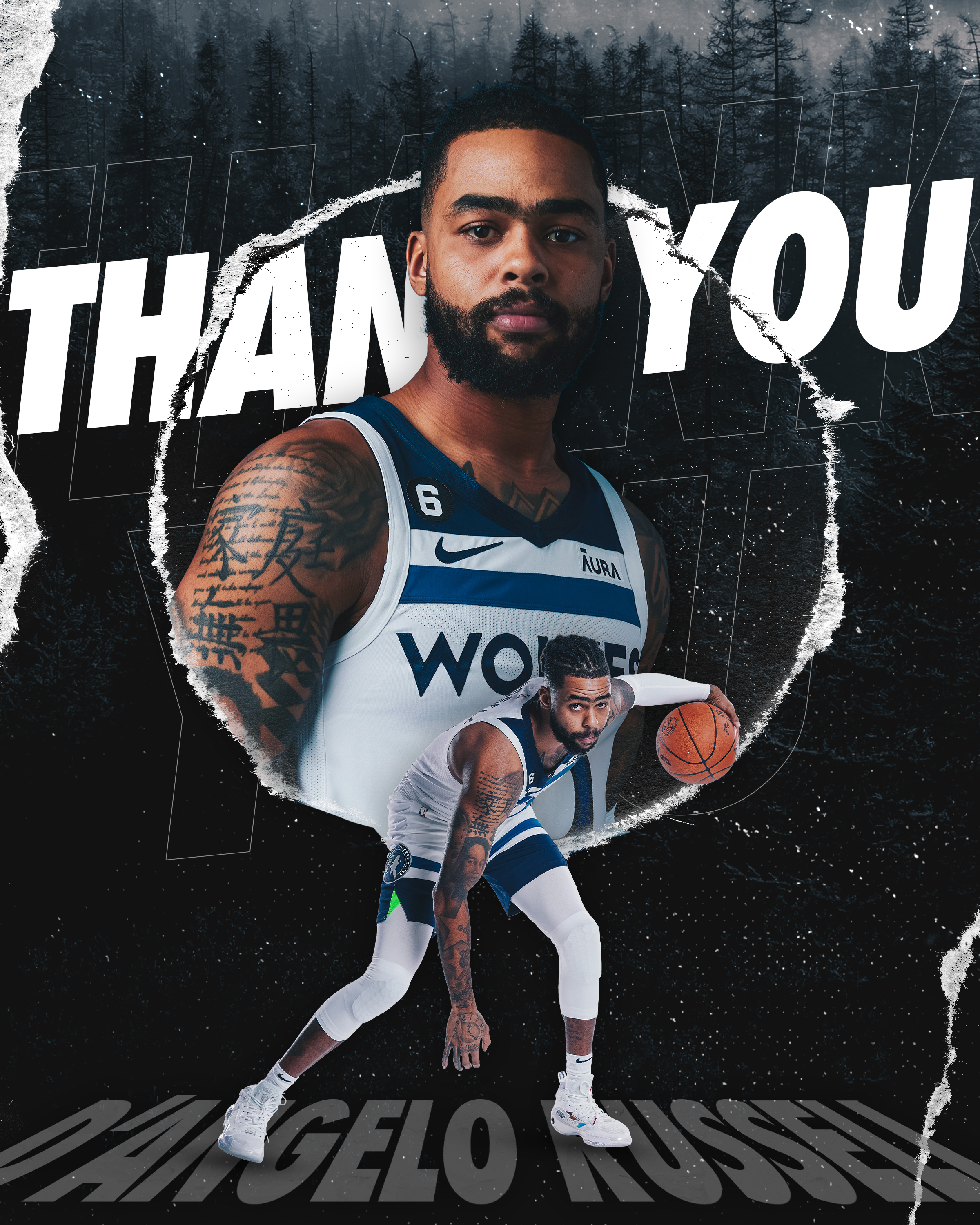 Minnesota Timberwolves on X: thank you for everything, DLo.   / X