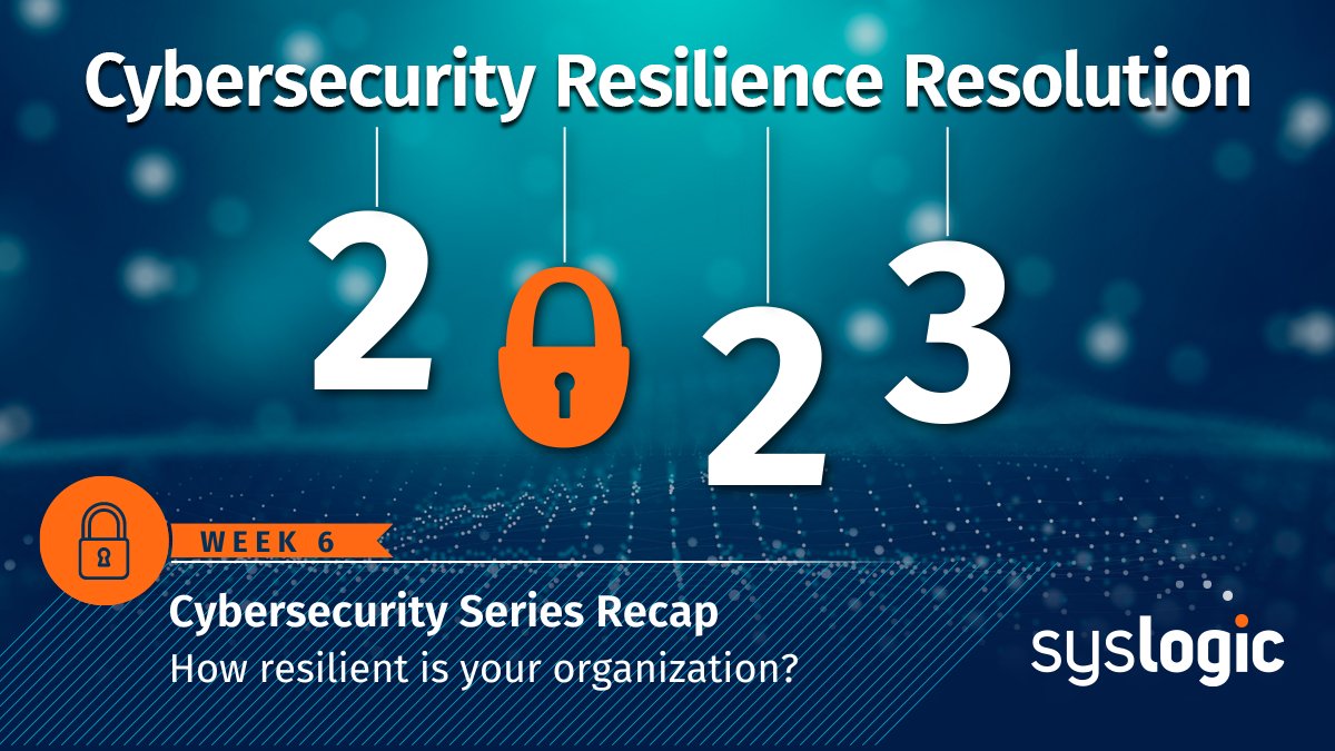 While resolutions can sometimes fade away, keeping cybersecurity top of mind to protect your organization and your customers is critical. As a wrap-up to our Cybersecurity Resilience Resolution Series, here’s a link to the five weekly insights: bit.ly/3Id7pZa