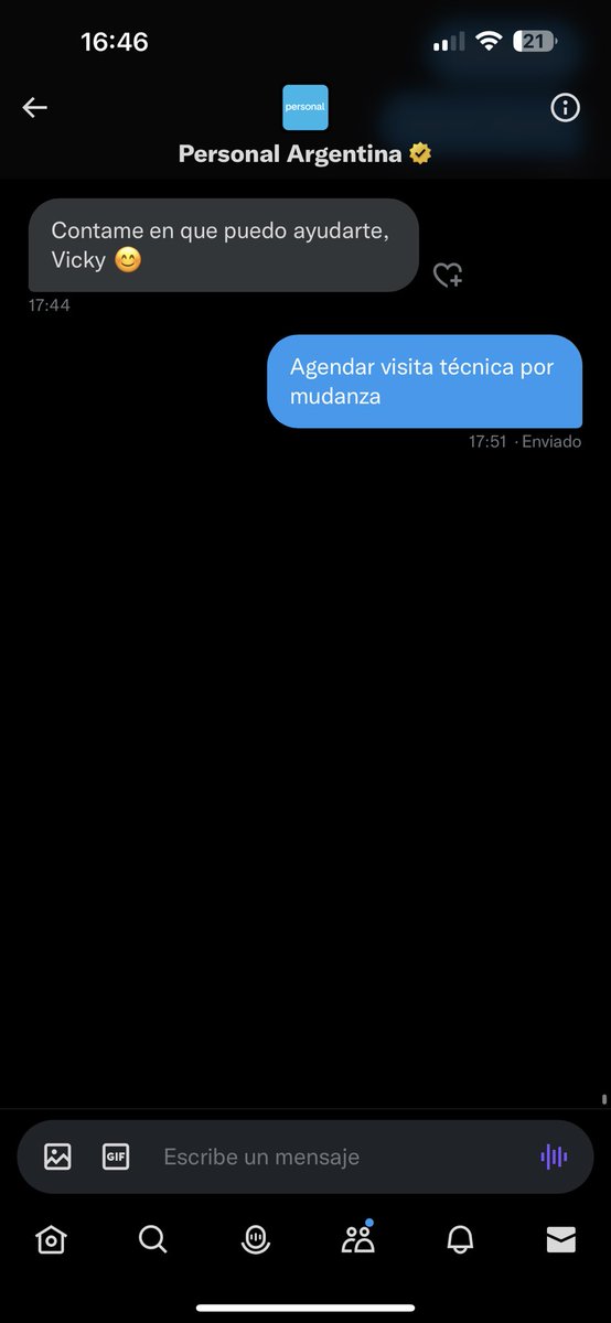 vichuuuuu__'s tweet photo. @chaquetumate @PersonalFlow_At Aca esperando rta desde el martes. Por teléfono imposible…… ya buscando otro proveedor https://t.co/i3VAT8lsgo