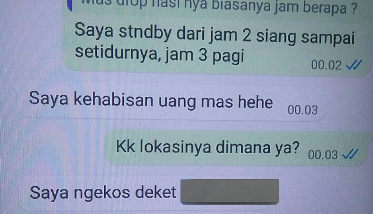 nasidaruratJogj's tweet image. Bayangin, jam² segitu kalian kehabisan duit, belum makan. Mau minta siapa??  

Aku pernah di posisi ini, dan itu sakit bgt 🥲

Pokonya gausa sungkan, selama saya masih on &amp;amp; mampu, siap antar, GRATISS.