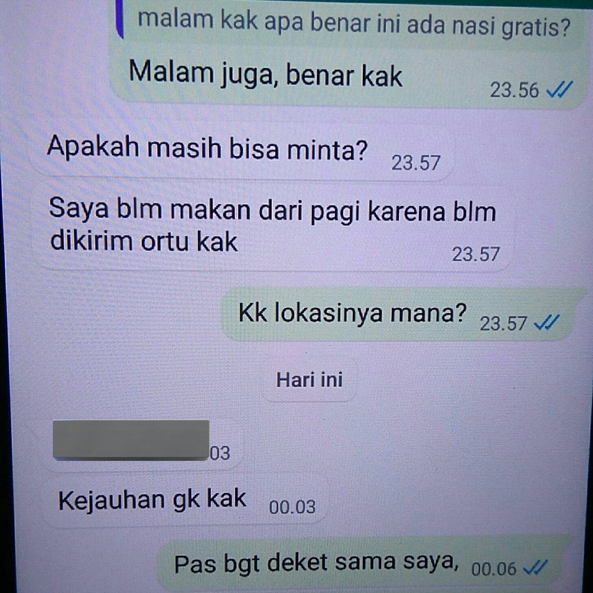 nasidaruratJogj's tweet image. Bayangin, jam² segitu kalian kehabisan duit, belum makan. Mau minta siapa??  

Aku pernah di posisi ini, dan itu sakit bgt 🥲

Pokonya gausa sungkan, selama saya masih on &amp;amp; mampu, siap antar, GRATISS.