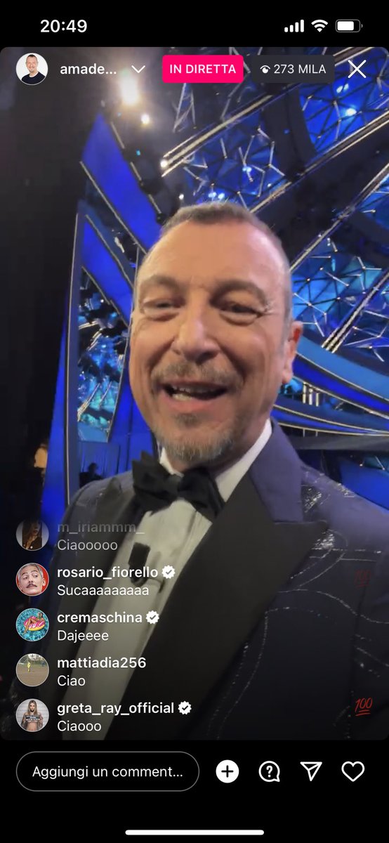MarioManca's tweet photo. Il commento di Fiorello ❤️ #Sanremo2023 https://t.co/NzEYZJsYdO