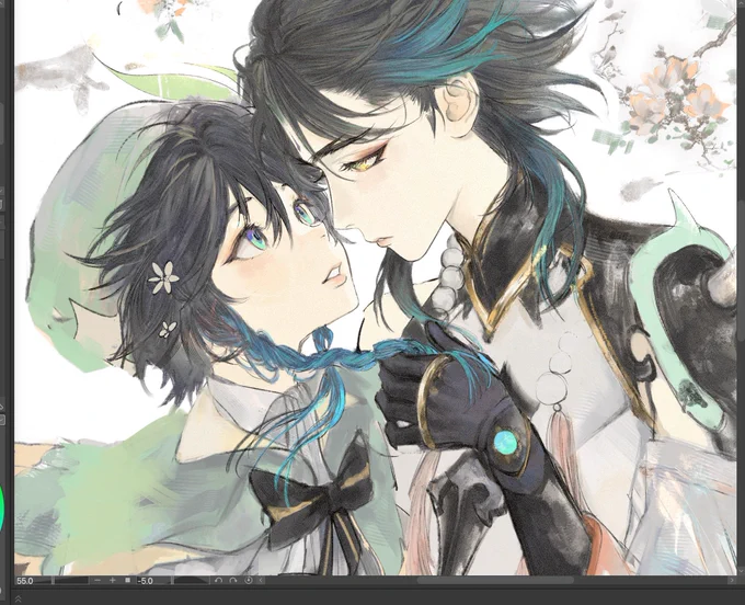 draw this 1 year ago hope I can able to finish this month I missed them so much 