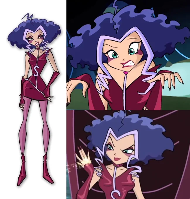 childhood characters in my styleStormy from Winx Club  