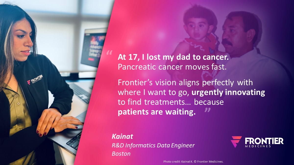 Kainat vividly recalls being the only girl at 4th grade math camp and advanced computing classes. Luckily for our Frontier™ Platform team, that only fueled her passion for STEM. This #February11, we applaud Kainat and all the #WomeninScience at Frontier and everywhere. #Biotech