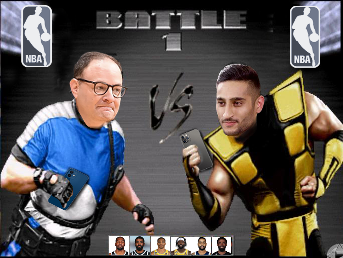 Amiltman's tweet photo. Woj in his special moves bag #woj #NBATradeDeadline #shams #NBA #MortalKombat  @wojespn @ShamsCharania @MortalKombat https://t.co/epUeN6uxbF