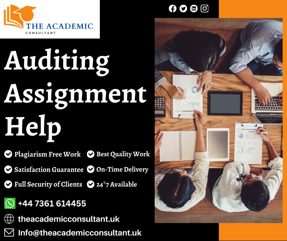 theacademiccon3's tweet image. Be confident! Because you choose our Auditing Assignment Help Services.
Order Now
#auditing #auditingassignment #auditingAssignmenthelp #auditinghelp #bestauditing #bestauditingassignmenthelp #assignment #help #theacademicconsultant