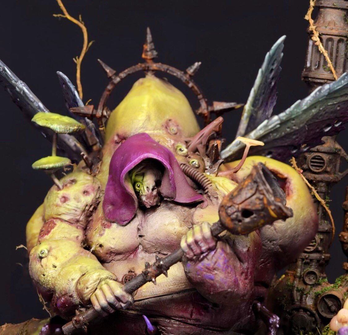 STUDIO489INC's tweet photo. Throwback Thursday Daemon Prince

#daemon #nurgle #throwbackthrusday #WarhammerCommunity #warhammer40000 #miniaturepainting https://t.co/yS92zdTWRg