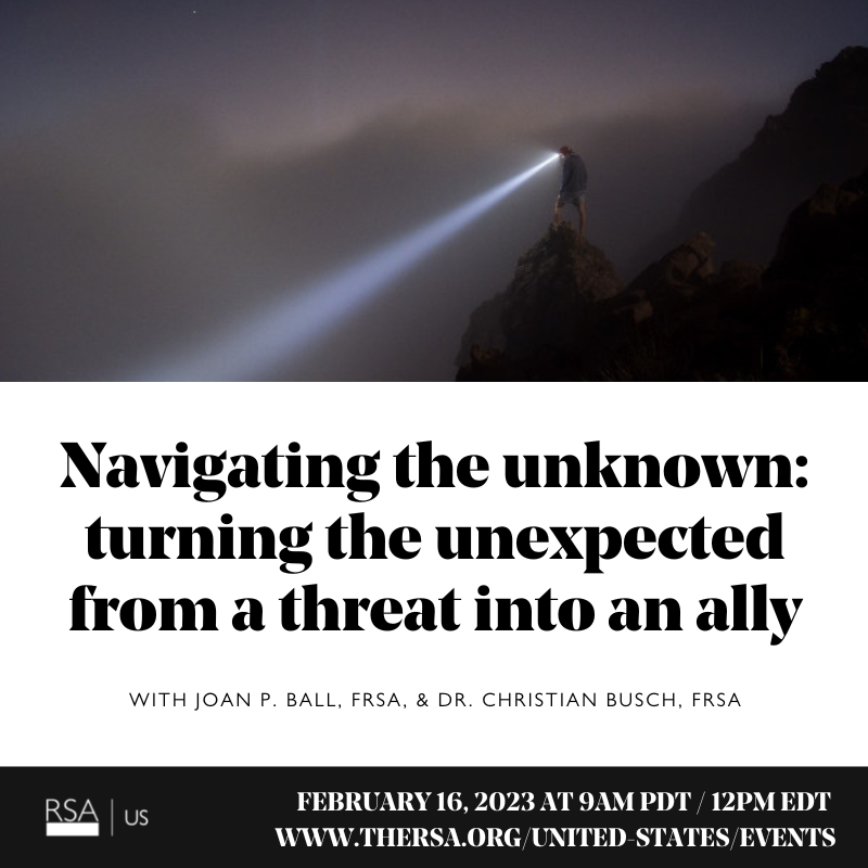 theRSA_US's tweet photo. Are you at a turning point in your career or personal life? Join authors @ChrisSerendip and @joanpball as they explore navigating life’s transitions at our next salon on Thursday, February 16, at 9 am PT / 12 pm ET.

Get your free ticket  ⬇️
https://t.co/9g0kJKcJBf

#RSAevents https://t.co/O1ziT5qLIl