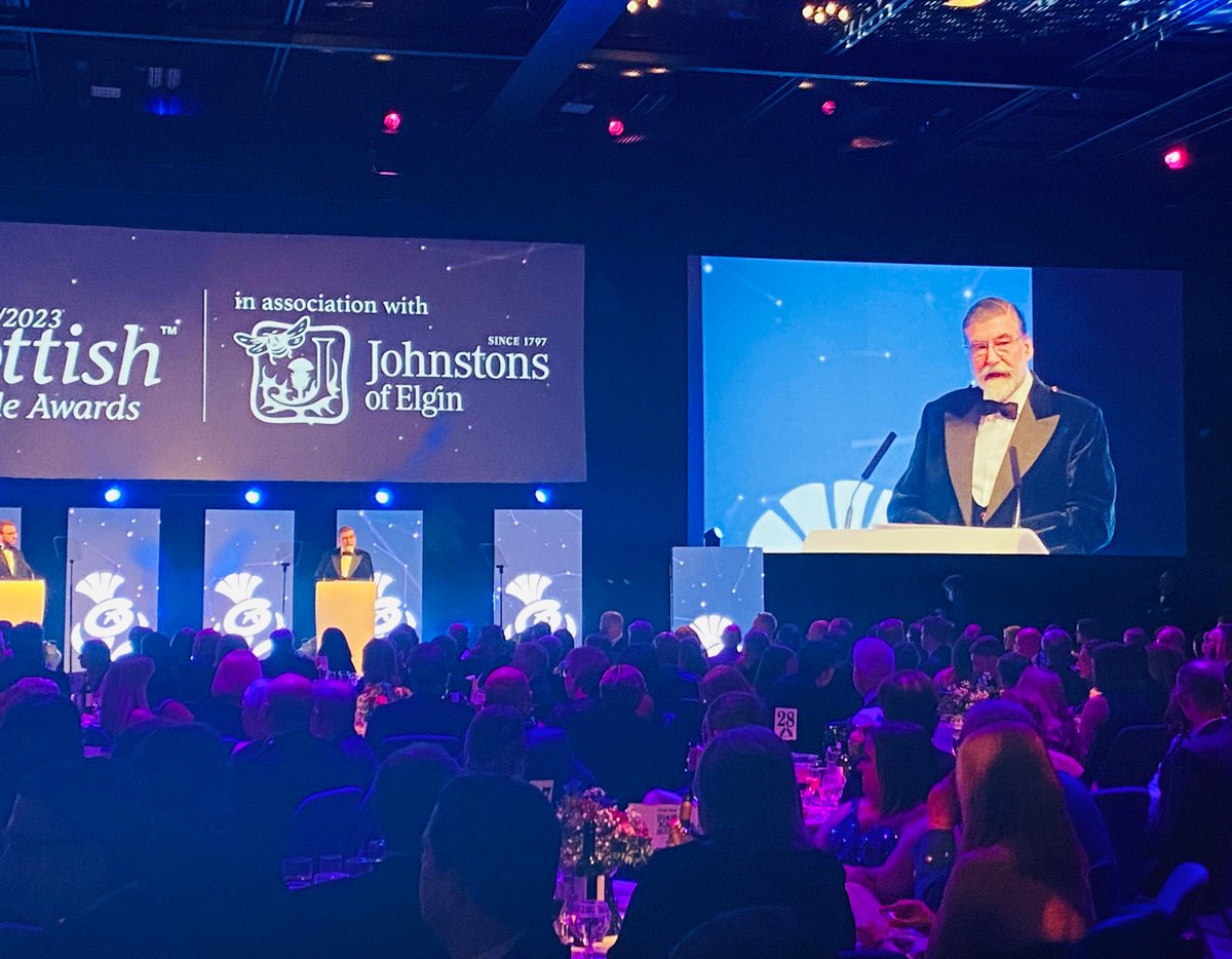 'Every single person in this room is a winner' VisitScotland Chair Lord Thurso pays tribute to the resilience of the tourism and events industry at the Scottish #ThistleAwards National Final