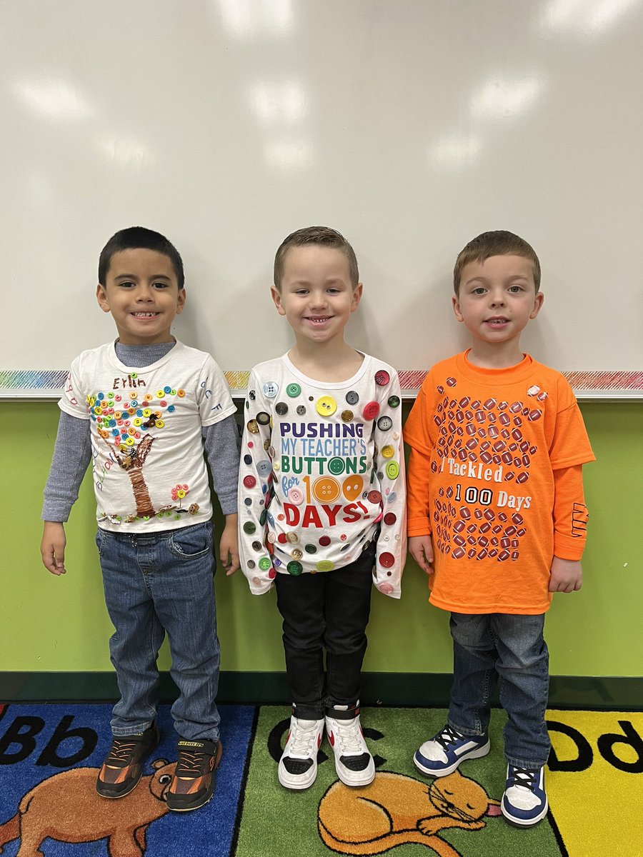 100th day of school shirts! They all came out so cute!! 💯