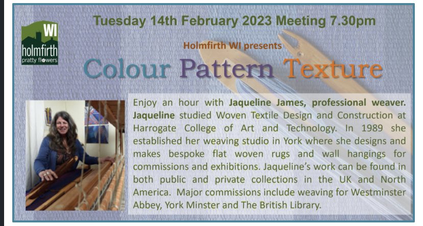 Holmfirth WI Pratty Flowers💙 tweet media