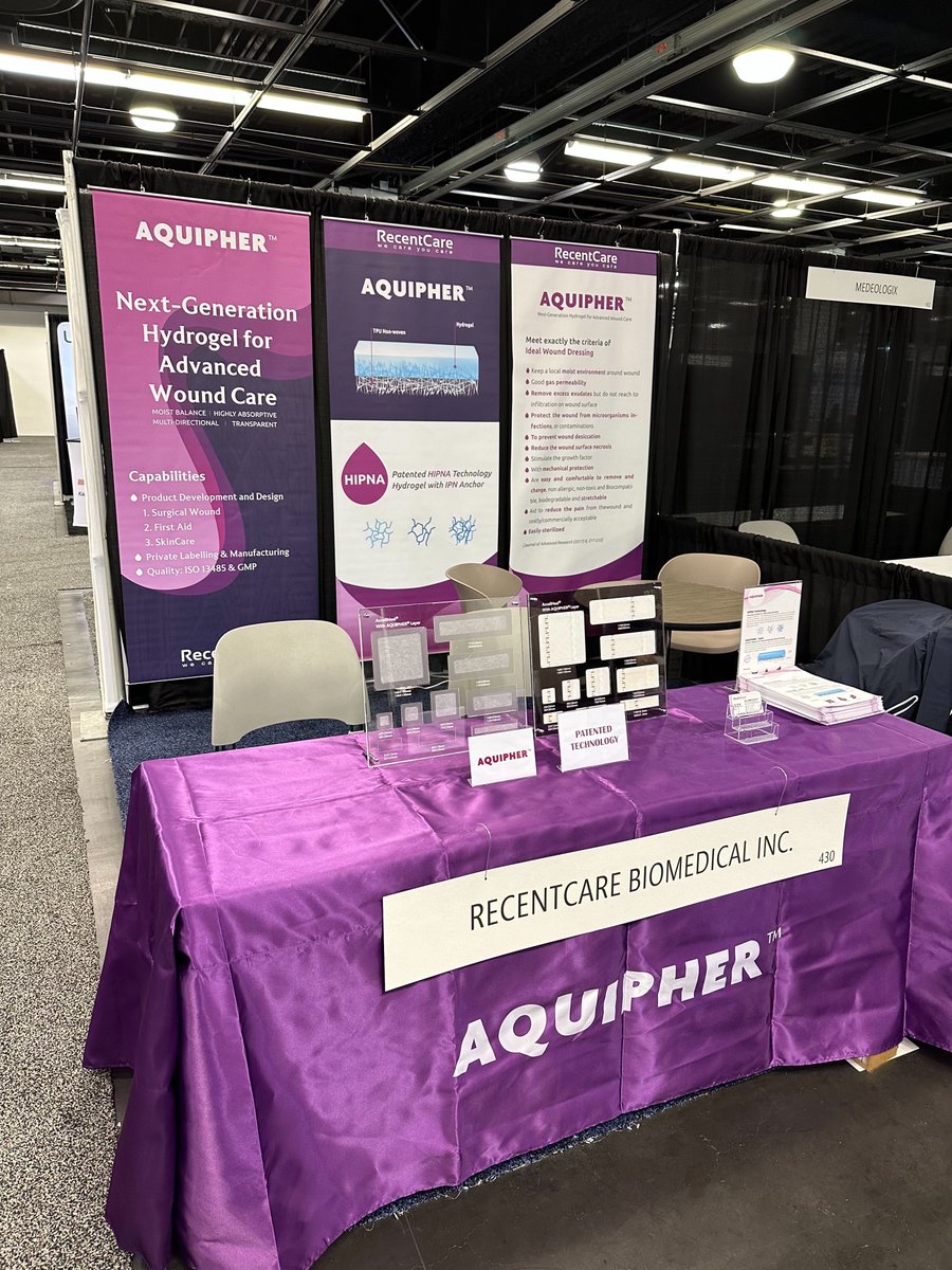 HestiaInsight's tweet photo. Hestia's client Recent Care Biomedical is currently attending MD&amp;M West 2023 trade show in Anaheim, CA. This patented advance wound care product is now available in the US market. https://t.co/krGFc18hxy