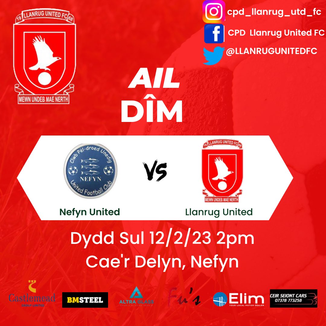 LLANRUG UNITED FC tweet media