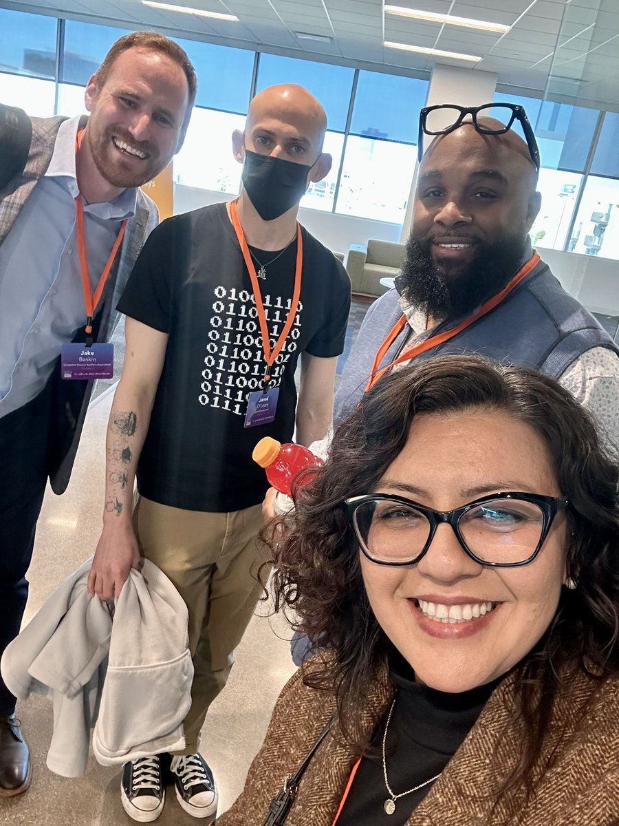 csiseverywhere's tweet image. I shared the stage with these incredible individuals to exchange ideas on the topic of equitable Computer Science. What does equity in Computer Science mean to you? #infyxroads #EquityinCS @csteachersorg @Leontynesjr @Jared_OLeary @jakebask
