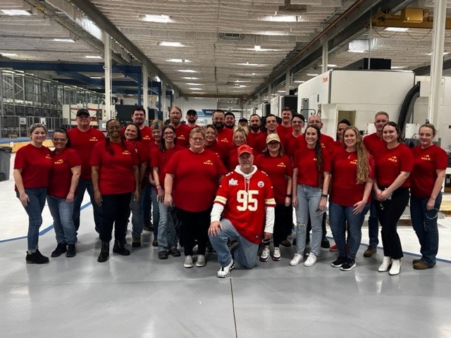 You've got this, <a href="/Chiefs/">Kansas City Chiefs</a>! Several of our team members wore their #ChiefsKingdom themed shirts today in support. Best of luck this weekend!